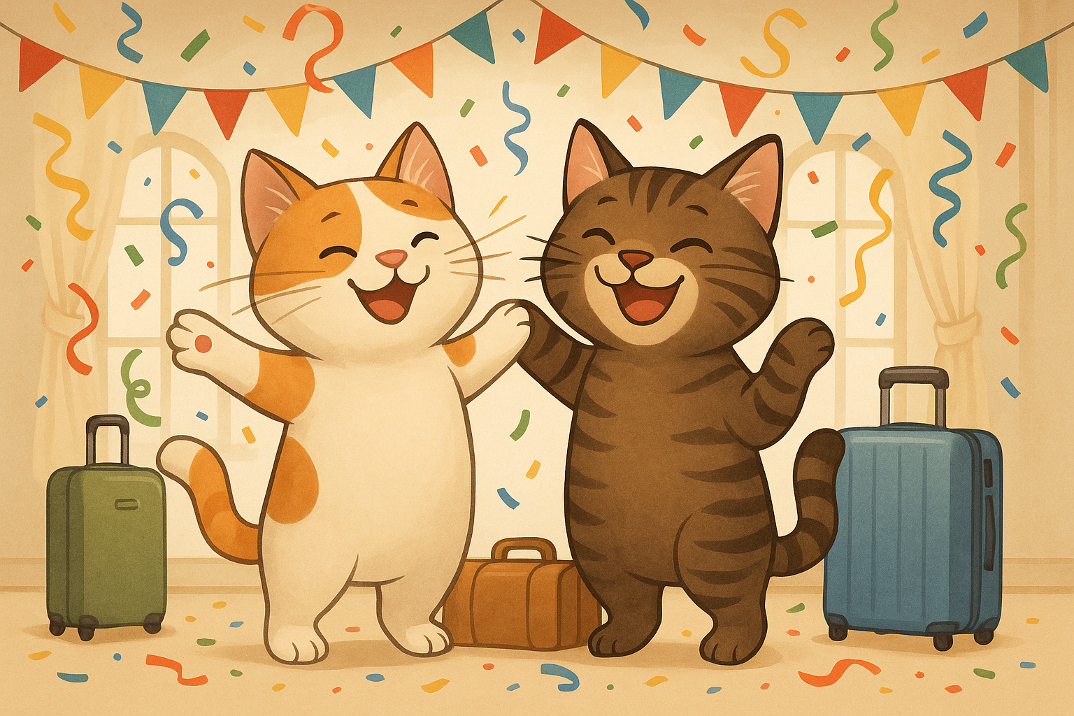 Dankbare katten